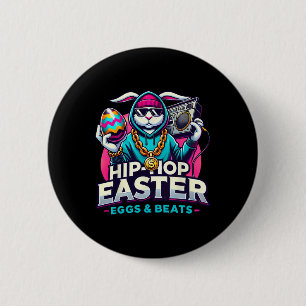 Hip-hop Easter – Funny Rap Music Streetwear Tee 6 Cm Round Badge