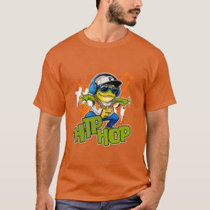 Hip Hop Frog Froggy girl T-Shirt