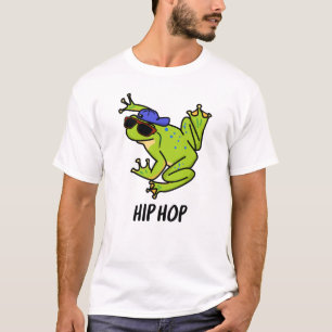 Hip Hop Funny Hopping Frog Pun T-Shirt