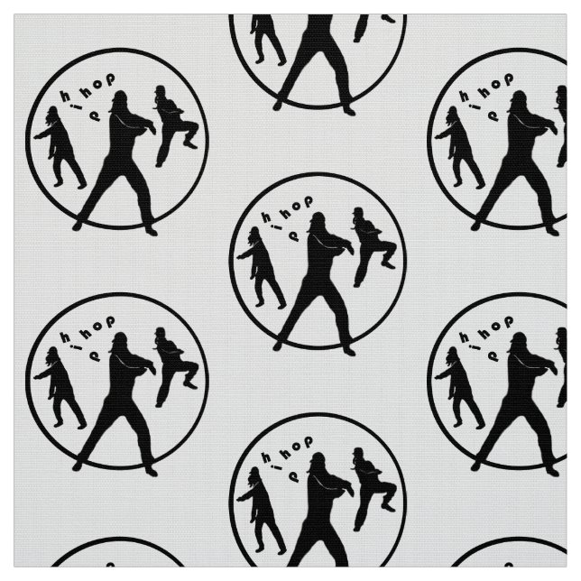 Hip Hop Girls Fabric (Swatch)