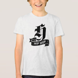 Hip Hop gothic logo design Tri-Blend Shirt