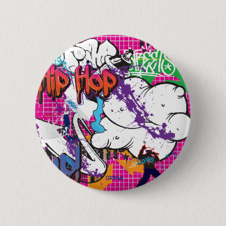 Hip Hop Graffiti 6 Cm Round Badge