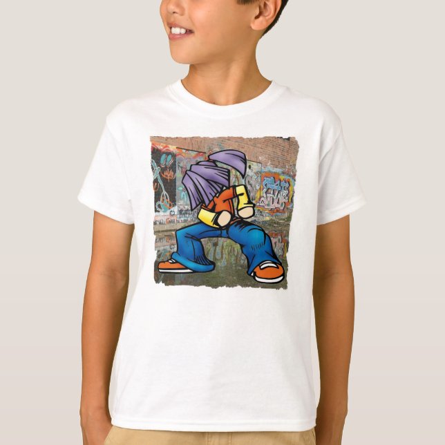 Hip Hop Graffiti T-shirt (Front)