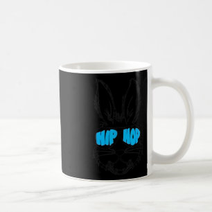 Hip Hop Happy Easter Bunny Face With Sungles Men B Coffee Mug