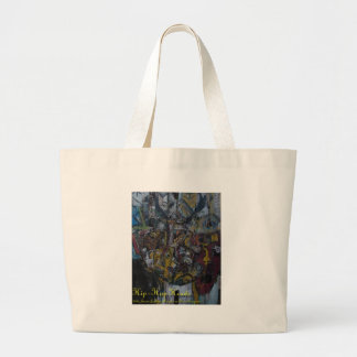 hip hop heads large tote bag