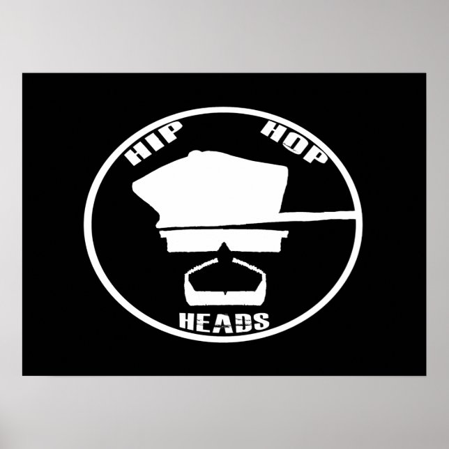 HIP HOP HEADS POSTER (Front)