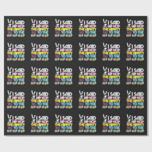 Hip Hop Hippity Easter Bunny  Wrapping Paper
