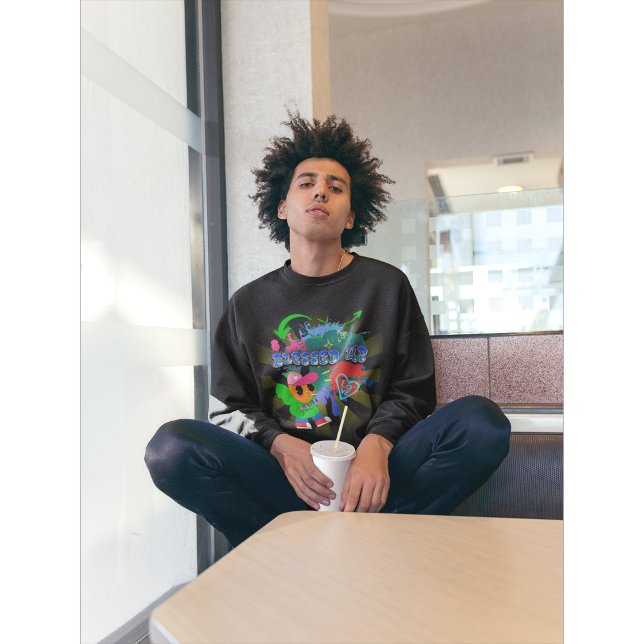 Hip Hop Inspired Blessed Up Christian Art Sweatshirt (BLESSED UP)