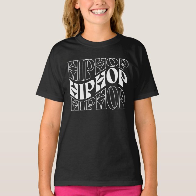 Hip Hop logo design T-Shirt (Front)