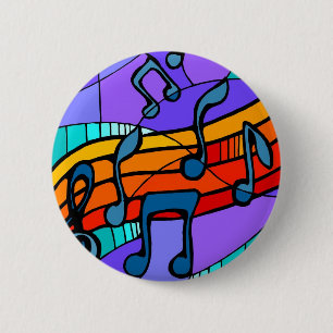 Hip Hop Music Button