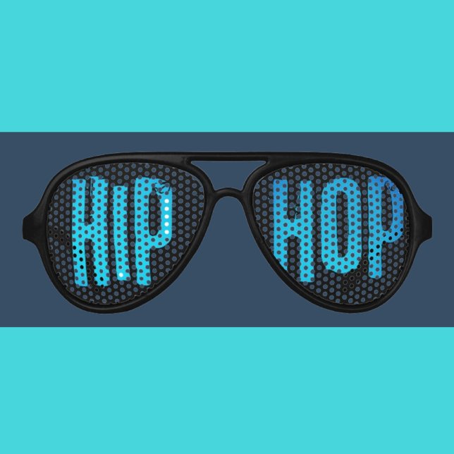 Hip hop music dance blue black shades sunglasse (Creator Uploaded)