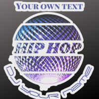 Hip hop music DJ dpromotion Custom-Cut Vinyl Stick