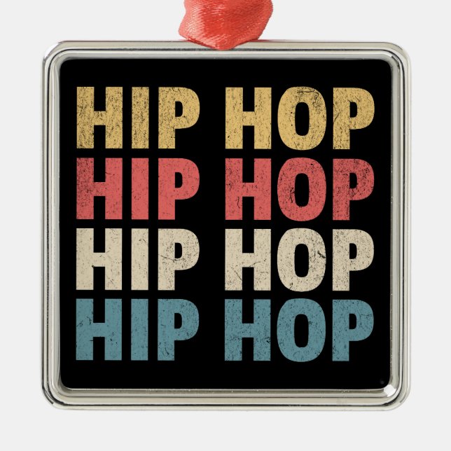 Hip Hop music Metal Tree Decoration (Front)