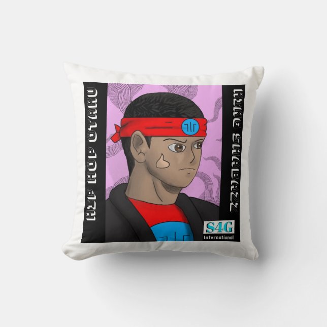Hip Hop Otaku Cushion (Front)