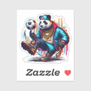 Hip Hop Panda Soccer Football Summer Sports