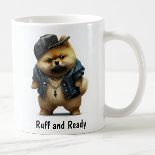 Hip Hop Pomeranian Thug Coffee Mug