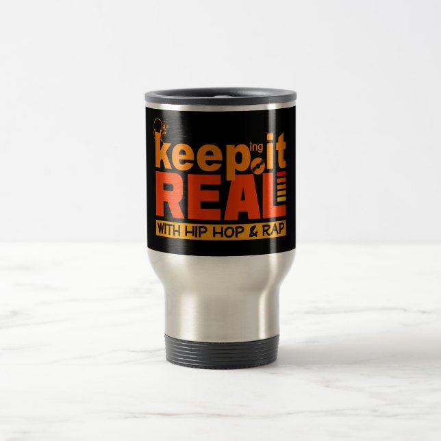 HIP HOP & RAP custom mug - choose style & colour (Center)