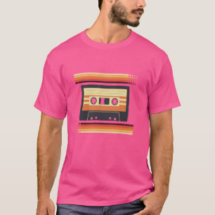 Hip Hop Rap Mixtape Cassette DJ Retro 80s 90s T-Shirt