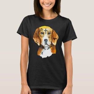 Hip Hop Rap Music Tattoo I Love My Beagle Dog Face T-Shirt