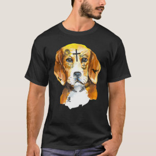 Hip Hop Rap Music Tattoo I Love My Beagle Dog Face T-Shirt