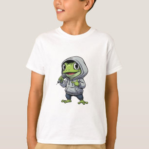 Hip Hop Rapping Frog Kids T-Shirt