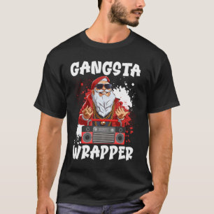 Hip Hop Santa Claus Gangster Christmas Gangsta Wra T-Shirt