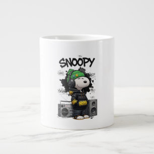 Hip-Hop Snoopy Urban Street Art Illustration Large Coffee Mug