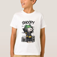 Hip-Hop Snoopy Urban Street Art Illustration