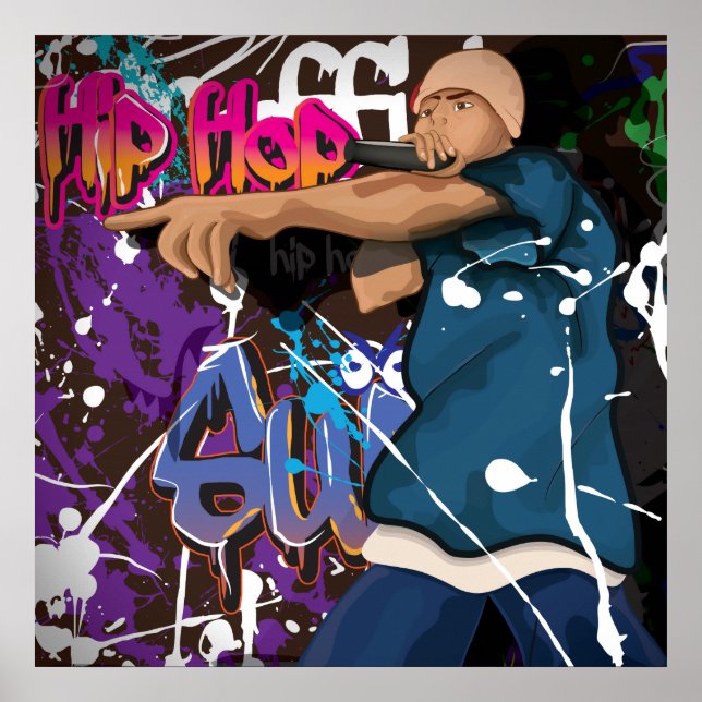 Hip Hop Star Poster (Front)
