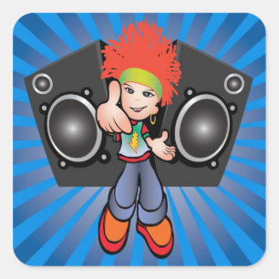 hip hop sticker