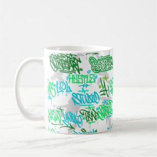 Hip Hop Street Arts Pattern Coffee Mug