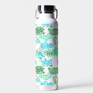 Hip Hop Street Arts Pattern Water Bottle