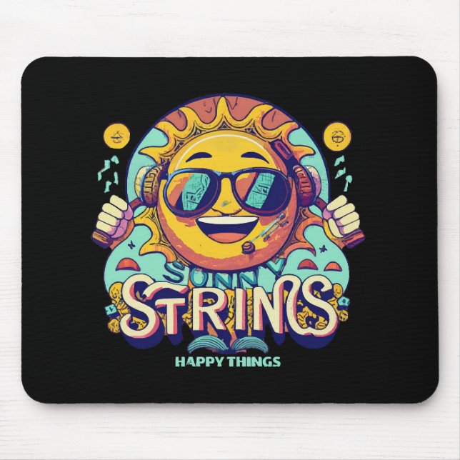 hip hop sun mouse pad (Front)