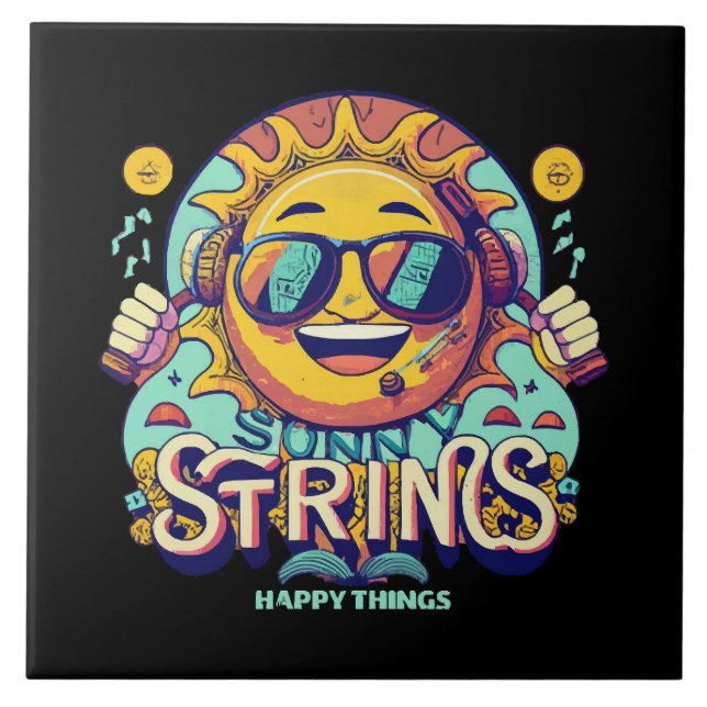 hip hop sun tile (Front)