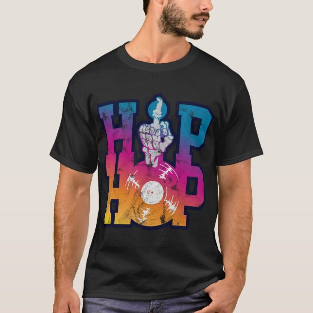 Hip Hop Urban Clothing T-ShirtHip Hop Hiphop Rap V T-Shirt (Front)