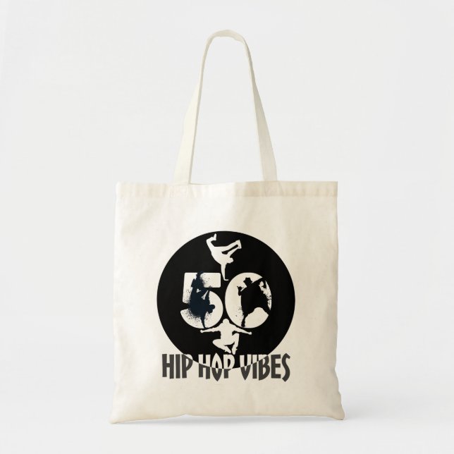 Hip Hop Vibes.w Tote Bag (Front)