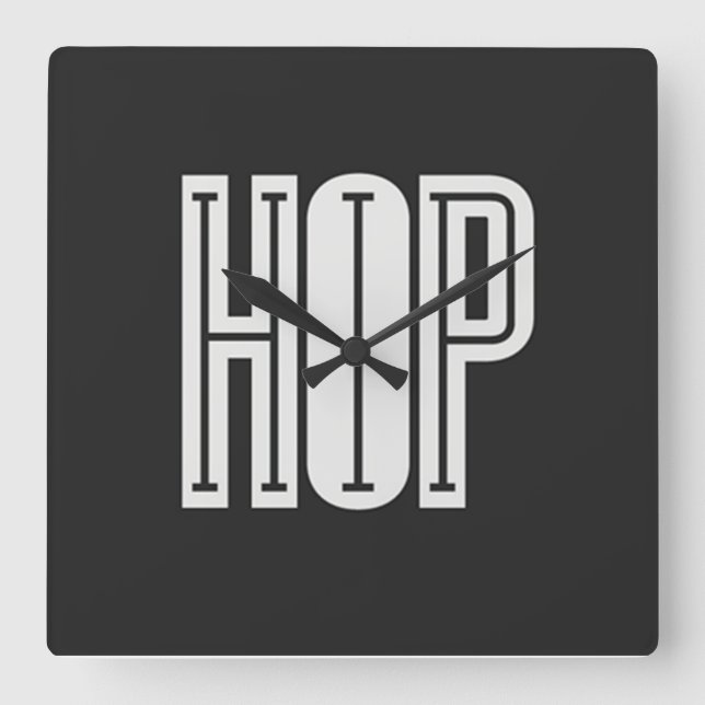 Hip Hop Wall Clock (Front)