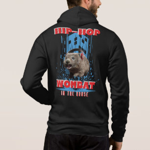 Hip Hop Wombat Funny Music Animal Hoodie