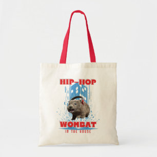Hip Hop Wombat Funny Music Animal Tote Bag