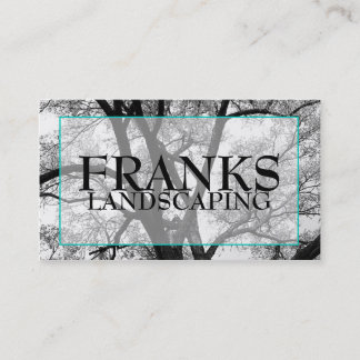 Hip Landscaping Tree Line Business Cards