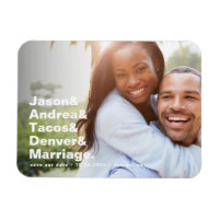 Hip List Modern Typography Save the Date