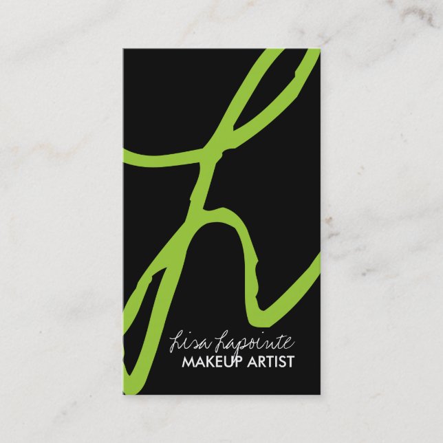 HIp Monogram Business Cards (Front)