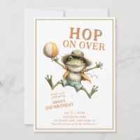 Hip On Over Frog Second Birthday