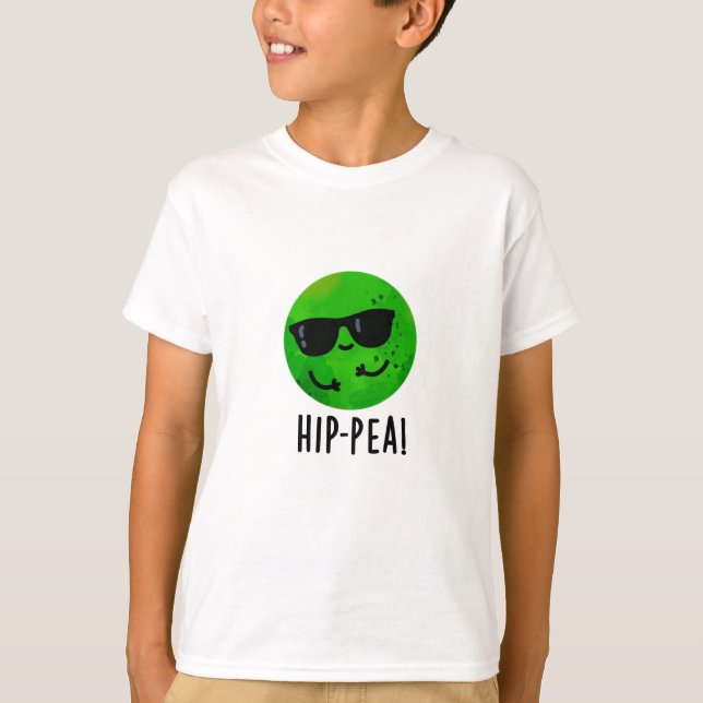 Hip-pea Funny Hip Pea Pun  T-Shirt (Front)
