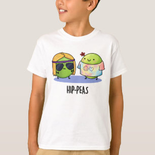 Hip-peas Funny Hippie Peas Pun  T-Shirt