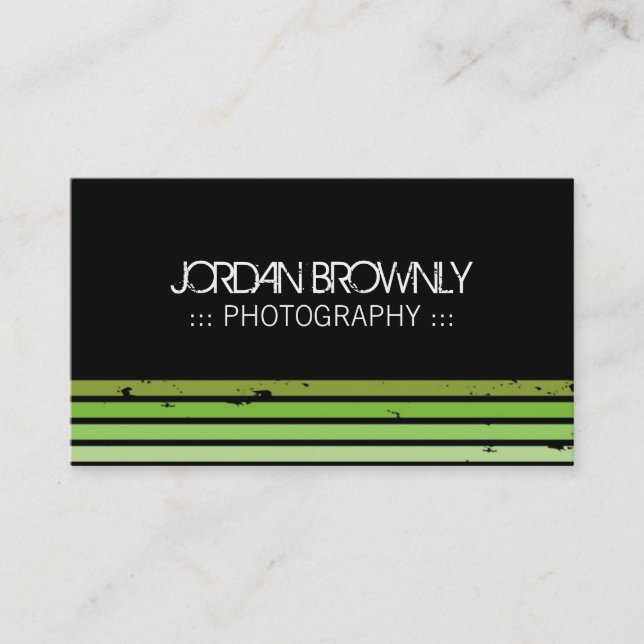 Hip Photographer Business Cards (Front)