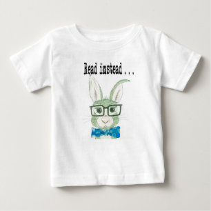 Hip reading bunny baby T-Shirt