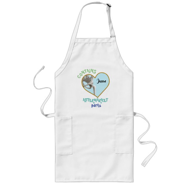 hip replacement funny gift  total hip surgery nan long apron (Front)