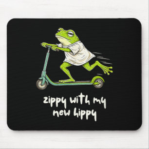Hip Replacement Surgery Frog Zippy With New Hippy Mouse Pad