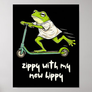 Hip Replacement Surgery Frog Zippy With New Hippy Poster